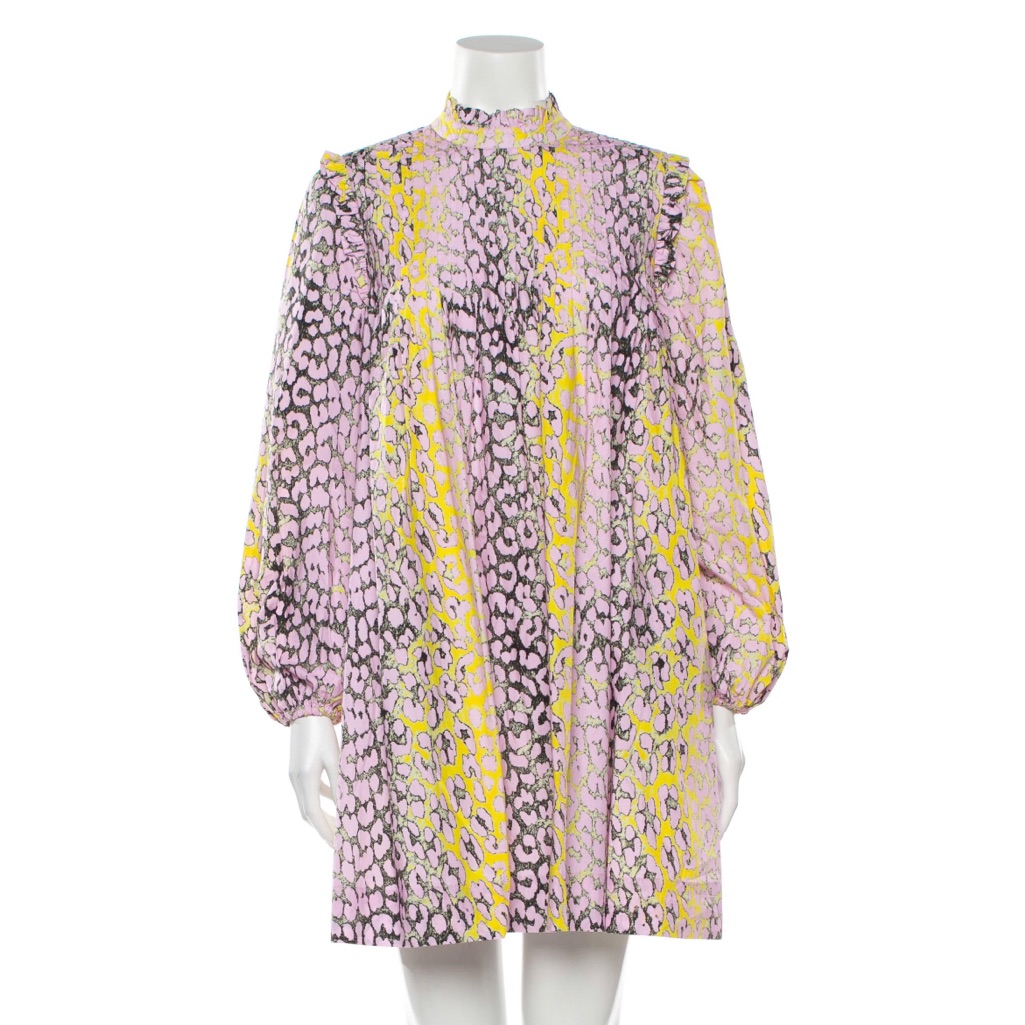 Ganni | Animal Print Mini Dress